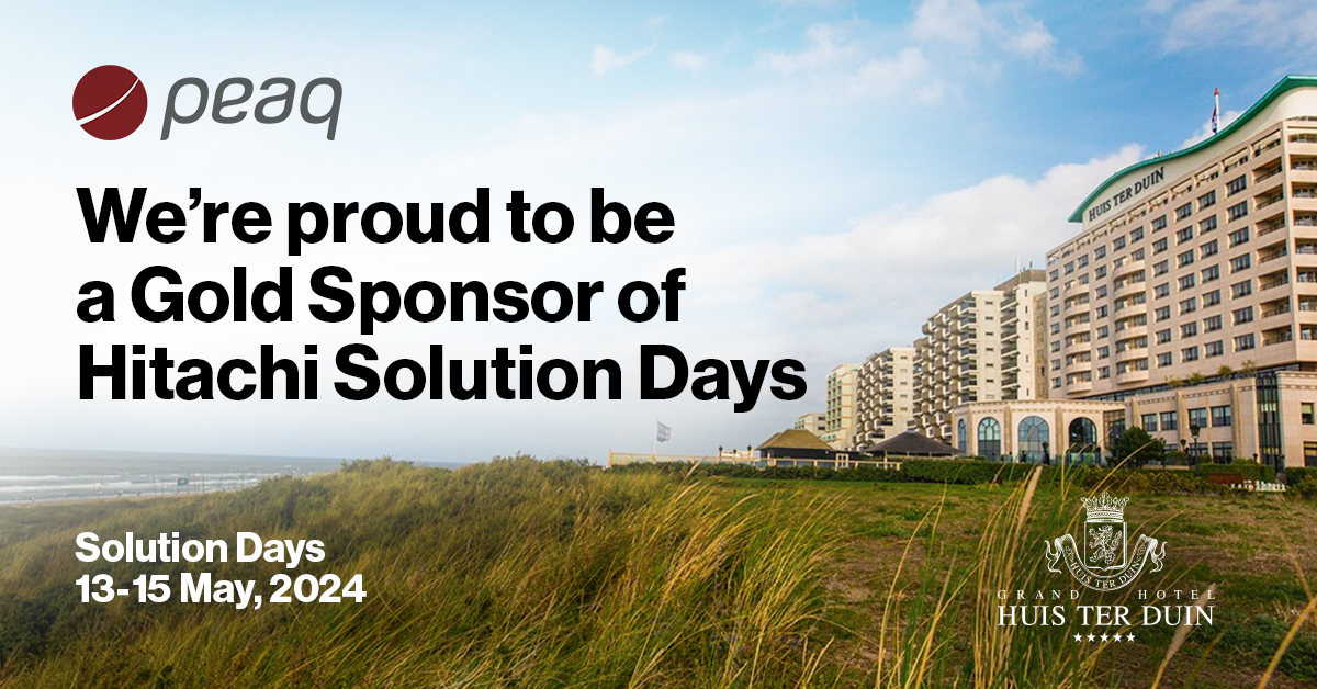 Proud sponsor of Hitachi Solutions Days 2024!